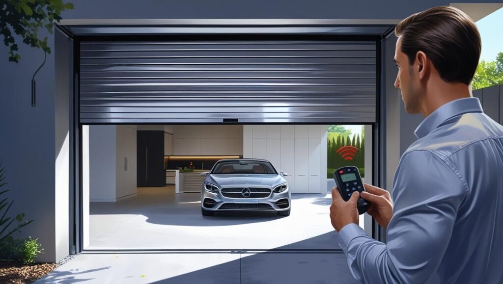 Remote Car Park Shutter